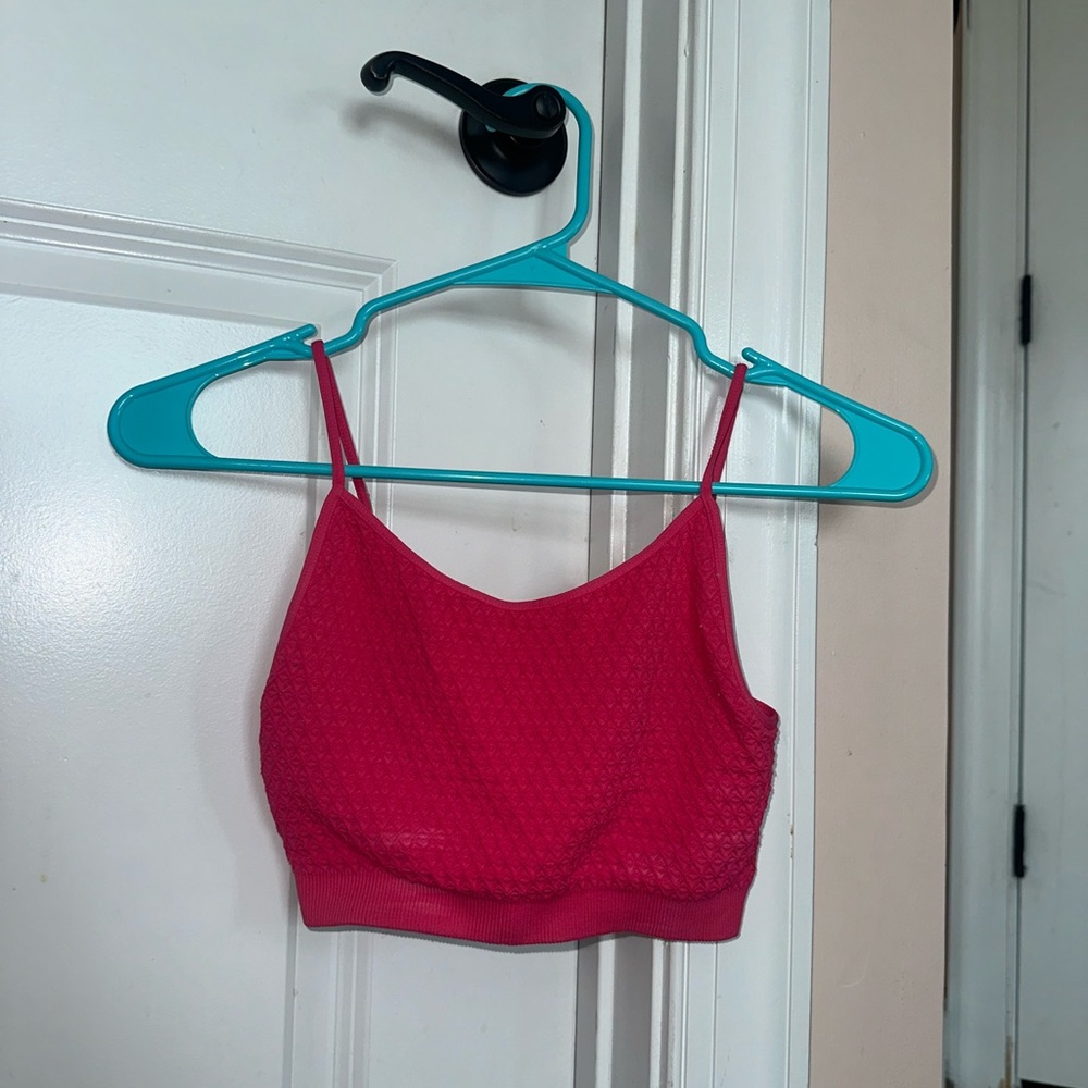 Cropped Pink Tank